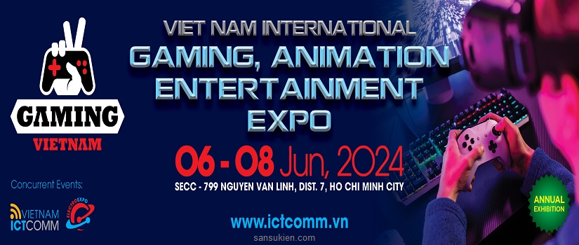 GAMING VIETNAM 2024 – Triển lãm quốc tế về game và trò chơi điện tử