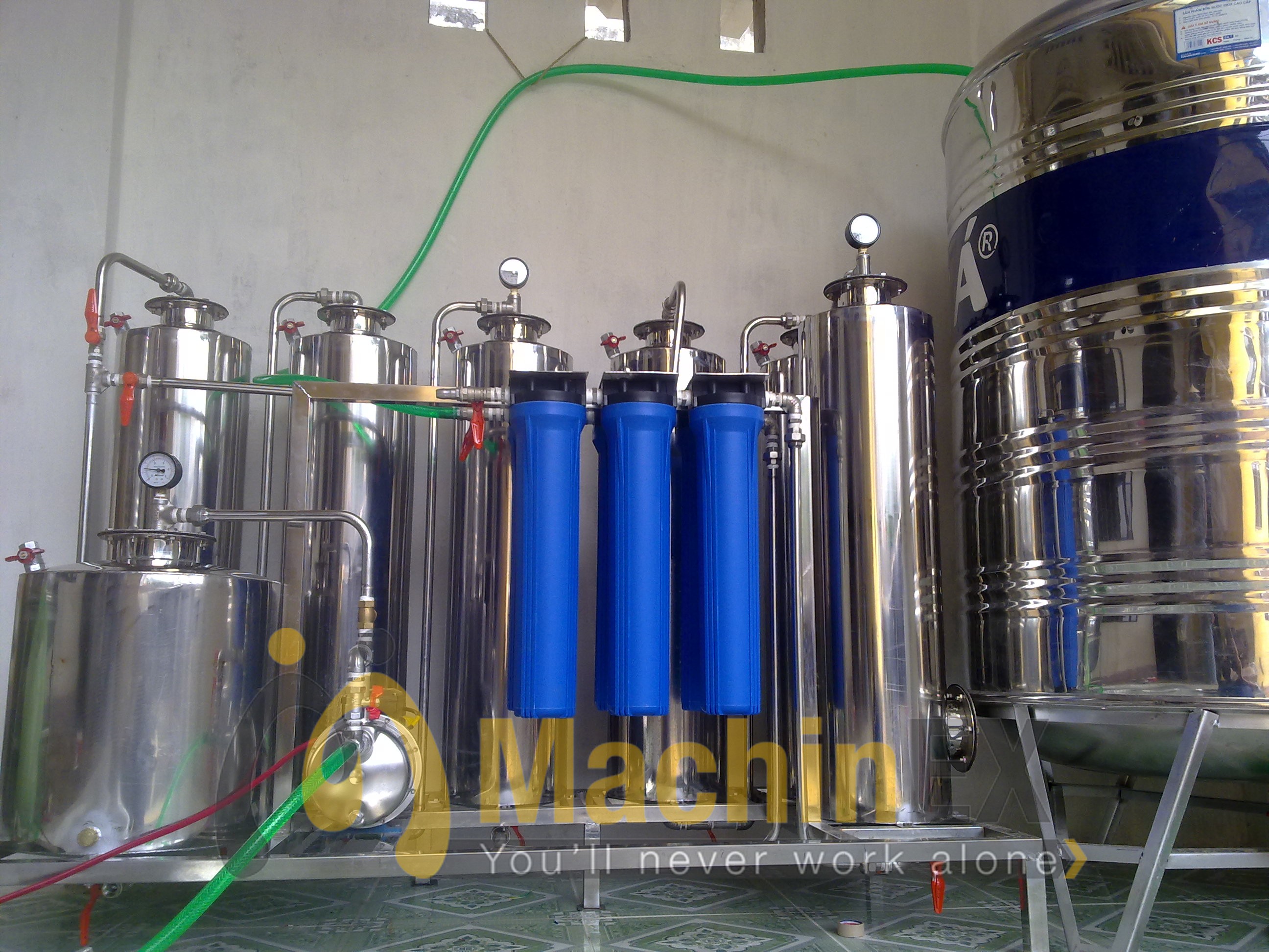 Máy lọc độc tố rượu 200 lít/h Machinex