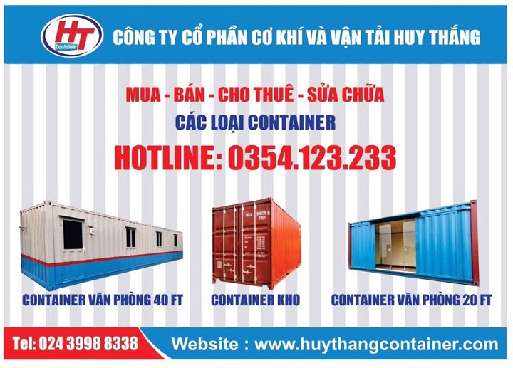Thuê container văn phòng tại Phú Thọ