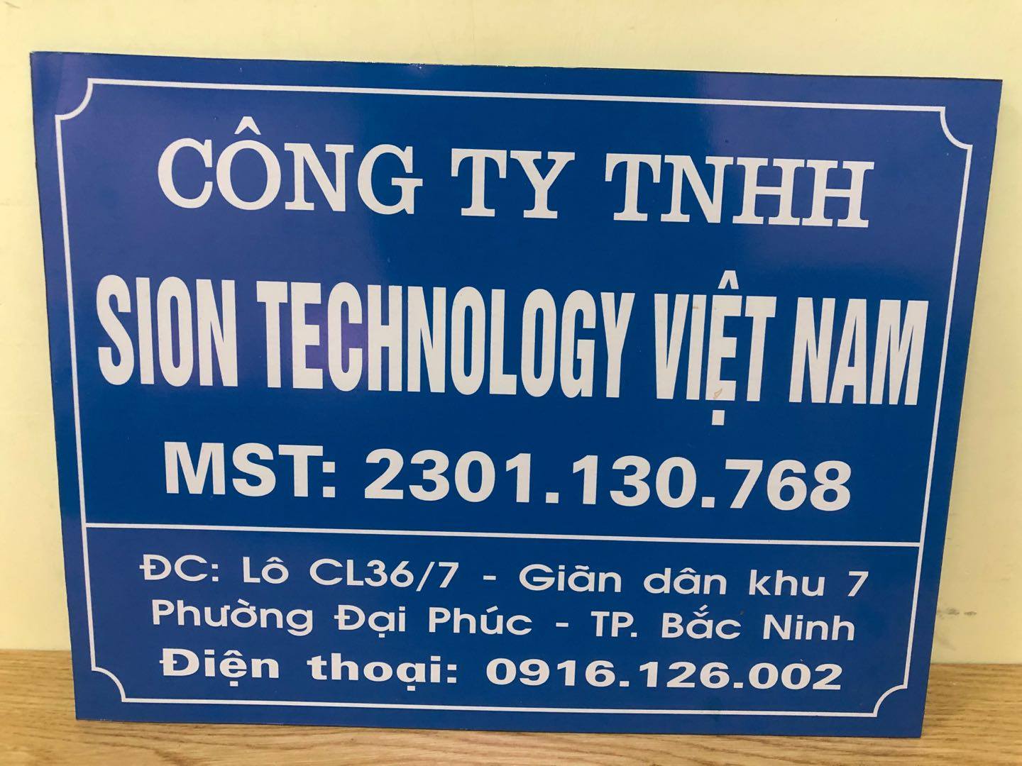 Công ty TNHH SION Technology Việt Nam