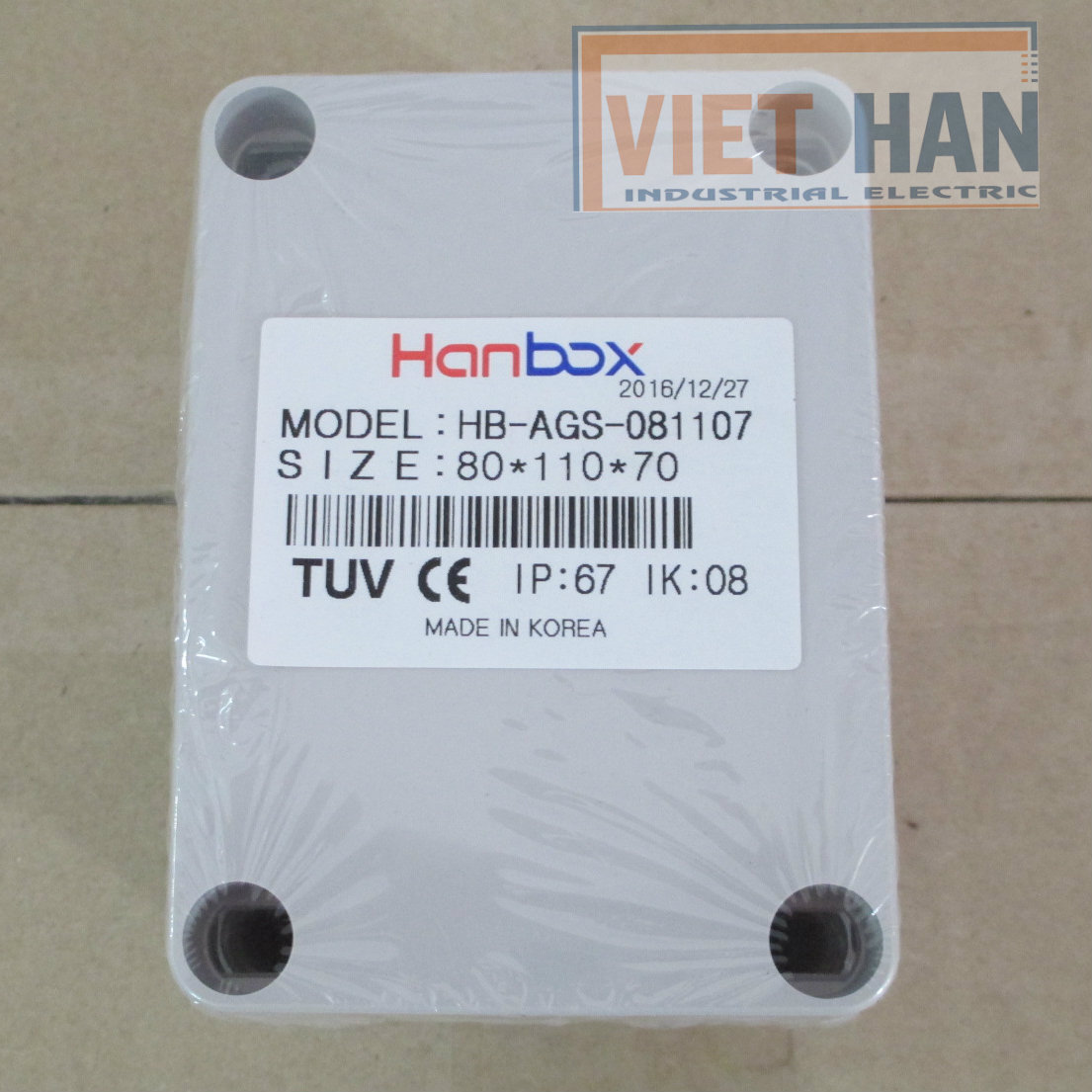 Vỏ tủ điện kín nước Hanbox Korea IP67