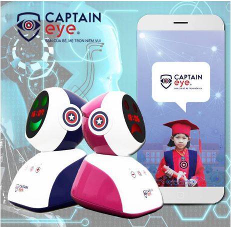 Captain Eye - Robot chống cận thị, gù lưng và hỗ trợ giám sát học tập trẻ em Plus